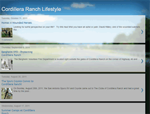 Tablet Screenshot of cordilleraranchlifestyle.blogspot.com