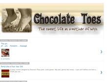 Tablet Screenshot of chocolate-toes.blogspot.com