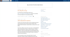Desktop Screenshot of banditsnomore.blogspot.com