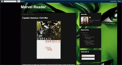 Desktop Screenshot of marvelreader.blogspot.com