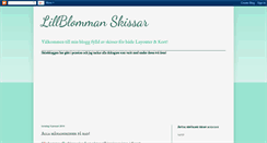 Desktop Screenshot of lillblommanskissar.blogspot.com