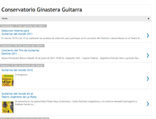 Tablet Screenshot of conservatorioginasteraguitarra.blogspot.com