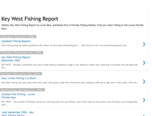 Tablet Screenshot of keywestfishingreport.blogspot.com