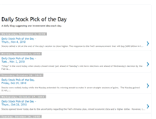 Tablet Screenshot of dailystockpickoftheday.blogspot.com