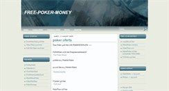 Desktop Screenshot of poker-freemoneyfree.blogspot.com