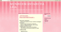 Desktop Screenshot of mundoencantadotialeia.blogspot.com