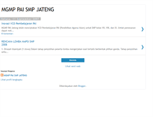 Tablet Screenshot of mgmppaismpjateng.blogspot.com