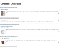 Tablet Screenshot of cardstockchronicles.blogspot.com