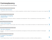 Tablet Screenshot of commonplacency.blogspot.com