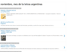 Tablet Screenshot of noviembremesdelasletras.blogspot.com