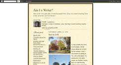 Desktop Screenshot of amiawriter.blogspot.com