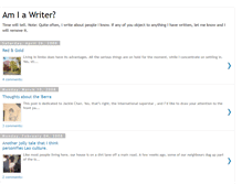 Tablet Screenshot of amiawriter.blogspot.com