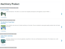 Tablet Screenshot of machineryproduct.blogspot.com