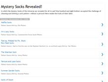 Tablet Screenshot of mysterysocksrevealed.blogspot.com