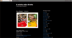 Desktop Screenshot of aminhamaodireita.blogspot.com