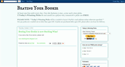 Desktop Screenshot of beatingyourbookie.blogspot.com