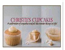 Tablet Screenshot of christiescupcakes.blogspot.com