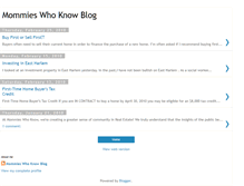 Tablet Screenshot of mommieswhoknow.blogspot.com