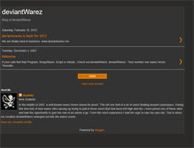 Tablet Screenshot of deviantwarez.blogspot.com