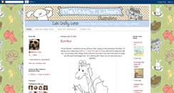 Desktop Screenshot of cutecraftyland.blogspot.com