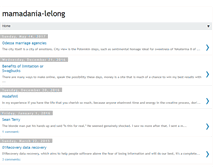 Tablet Screenshot of mamadania-lelong.blogspot.com