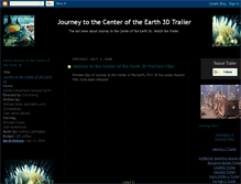 Tablet Screenshot of journey-to-center-of-earth-3d-trailer.blogspot.com