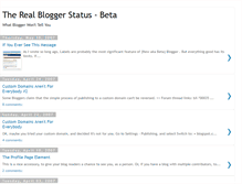 Tablet Screenshot of bloggerstatusforrealbeta.blogspot.com