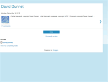 Tablet Screenshot of daviddunnet.blogspot.com
