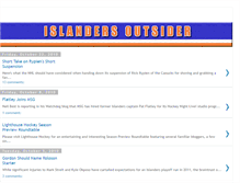 Tablet Screenshot of islandersoutsider.blogspot.com