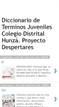 Mobile Screenshot of diccionariodeterminosjuveniles.blogspot.com