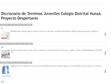 Tablet Screenshot of diccionariodeterminosjuveniles.blogspot.com