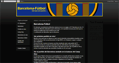 Desktop Screenshot of futboldelbarcelona.blogspot.com