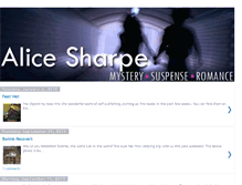 Tablet Screenshot of alicesharpe.blogspot.com