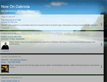 Tablet Screenshot of nowongabriola.blogspot.com