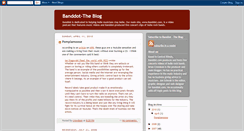 Desktop Screenshot of banddot.blogspot.com