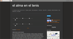 Desktop Screenshot of elalmaeneltenis.blogspot.com