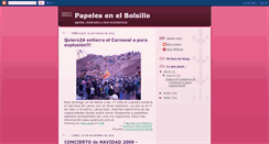 Desktop Screenshot of papelesenelbolsillo.blogspot.com
