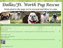 Tablet Screenshot of dallaspugrescue.blogspot.com