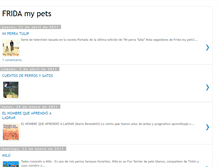 Tablet Screenshot of frida-mypets.blogspot.com