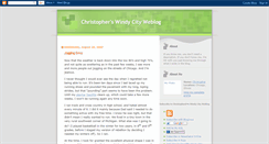 Desktop Screenshot of christopherswindycityweblog.blogspot.com