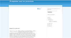 Desktop Screenshot of baptemesautenparachute-44.blogspot.com