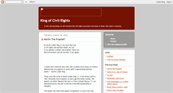 Desktop Screenshot of kingofcivilrights.blogspot.com