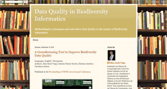 Desktop Screenshot of dataqualityinbio.blogspot.com