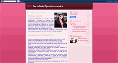 Desktop Screenshot of ejecutivasandra.blogspot.com