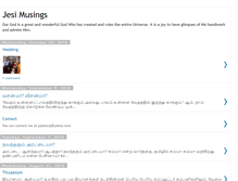 Tablet Screenshot of jesimusings.blogspot.com