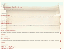 Tablet Screenshot of educational-reflections.blogspot.com