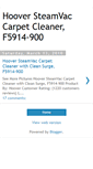 Mobile Screenshot of f5914-900-steamvac-carpet-cleaner.blogspot.com
