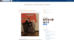 Desktop Screenshot of albertaadventistnews.blogspot.com