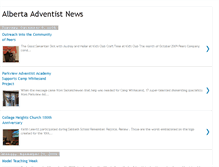 Tablet Screenshot of albertaadventistnews.blogspot.com