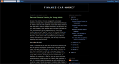 Desktop Screenshot of finance-car-money.blogspot.com
